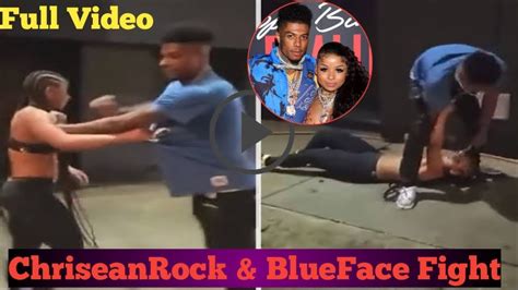 Blueface Gets in Bizarre Fight with Chrisean Rock in。